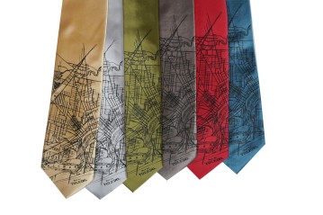 'Toledo Map' Standard Neckties (All)
